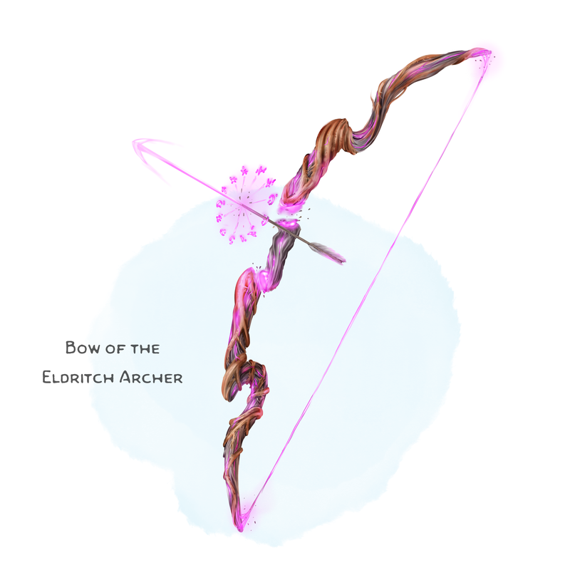 Illustration of Bow of the Eldritch Archer
