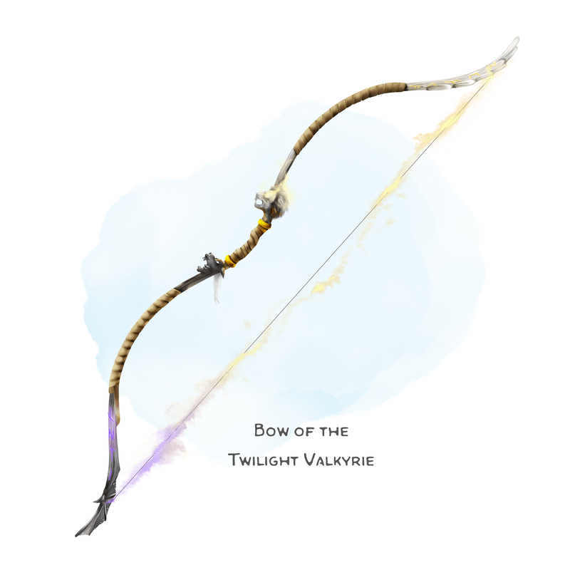 Illustration of Bow of the Twilight Valkyrie