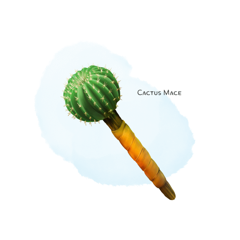 Illustration of Cactus Mace