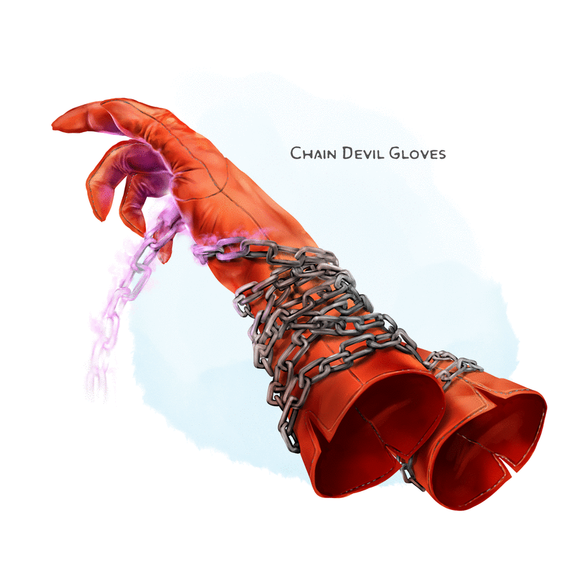 Illustration of Chain Devil Gloves