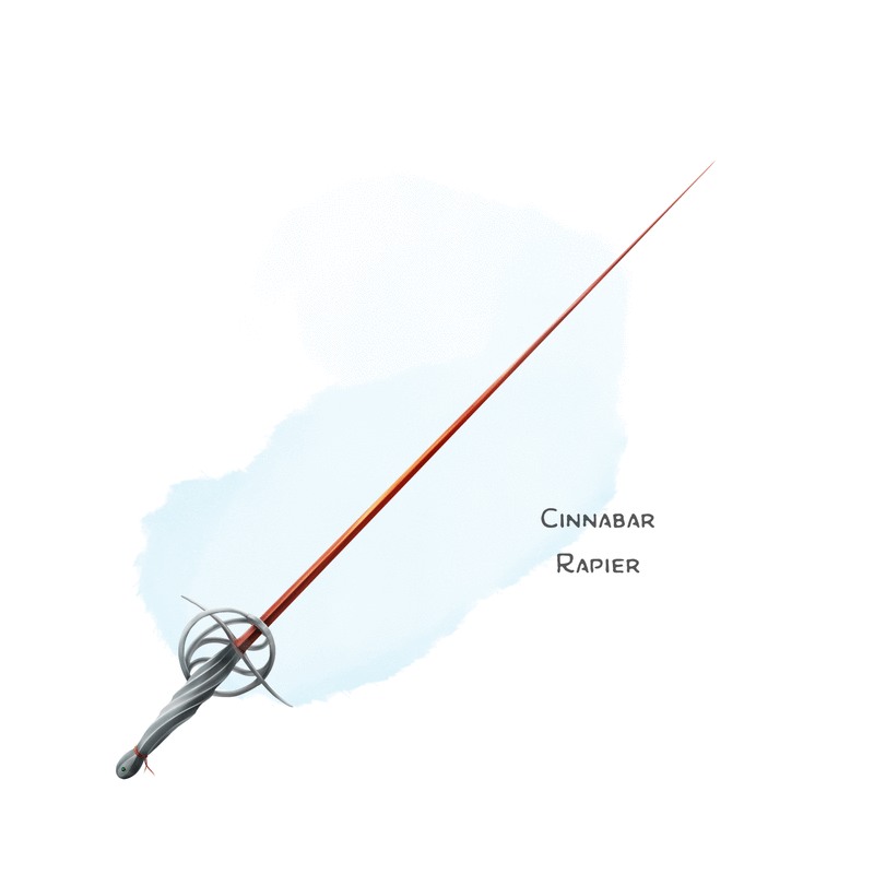 Illustration of Cinnabar Rapier