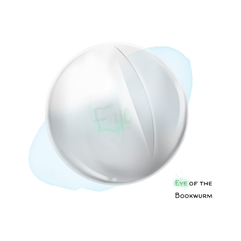 Illustration of Eye of the Bookwurm