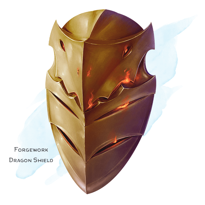 Illustration of Forgework Dragon Shield