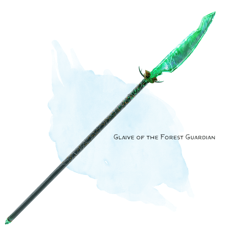 Illustration of Glaive of the Forest Guardian