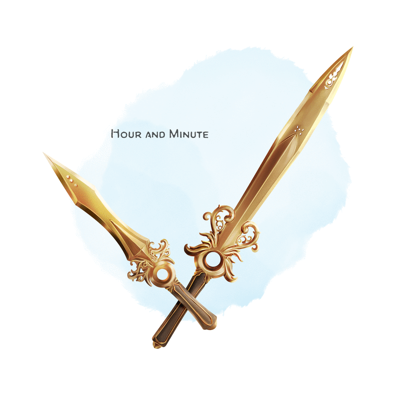 Illustration of Hour and Minute