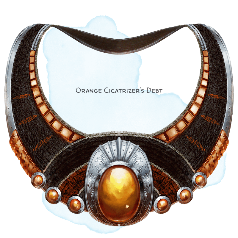 Illustration of Orange Cicatrizer’s Debt
