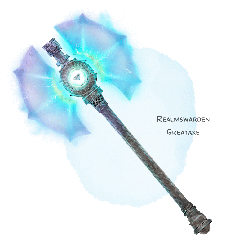 Illustration of Realmswarden Greataxe