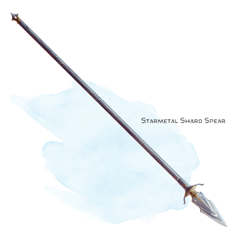 Illustration of Starmetal Shard Spear