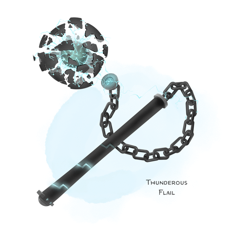 Illustration of Thunderous Flail